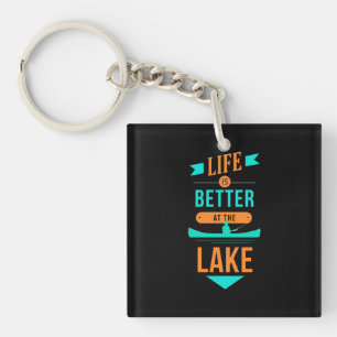 Kayaking Life Is Better At The Lake Key Ring