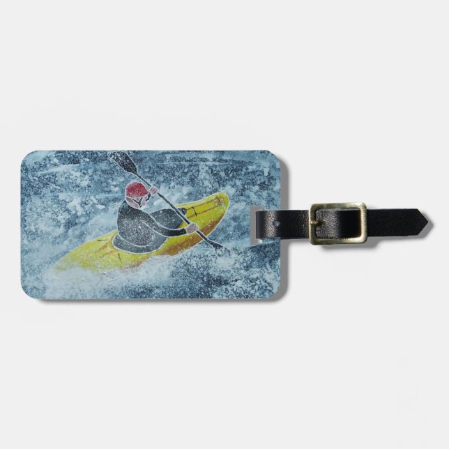 Kayaking luggage tag (Front Horizontal)