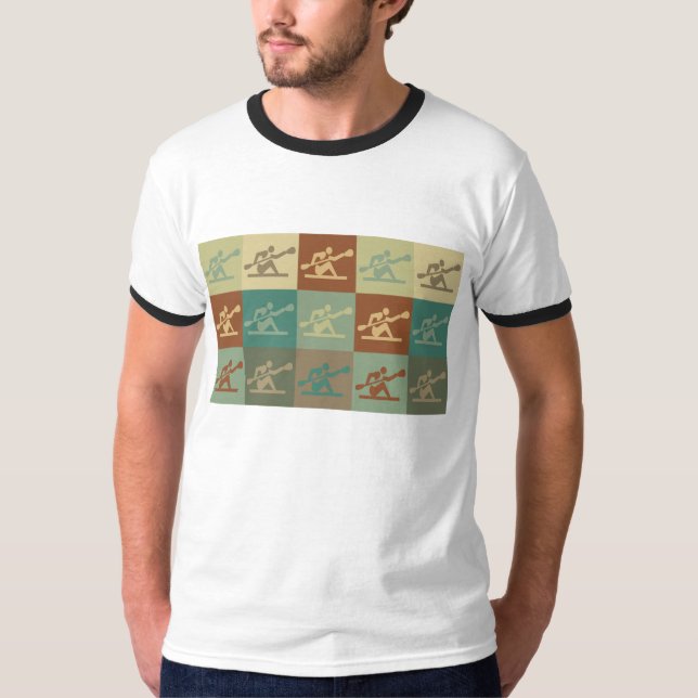 Kayaking Pop Art T-Shirt (Front)