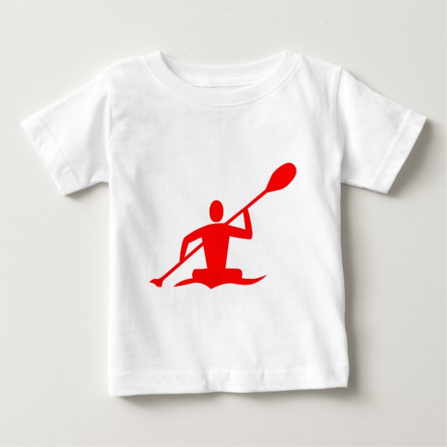 Kayaking - Red Baby T-Shirt (Front)