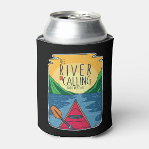 Kayaking - River Is Calling And I Must Go  Can Cooler