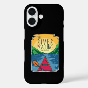 Kayaking - River Is Calling And I Must Go iPhone 16 Case