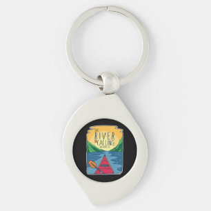 Kayaking - River Is Calling And I Must Go Key Ring