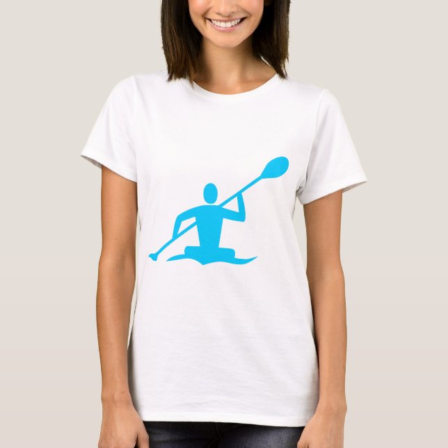 Kayaking - Sky Blue T-Shirt (Front)