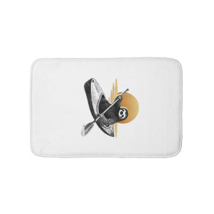 Kayaking Sloth Kayak, Kayaker, Canoe Paddling T-Sh Bath Mat