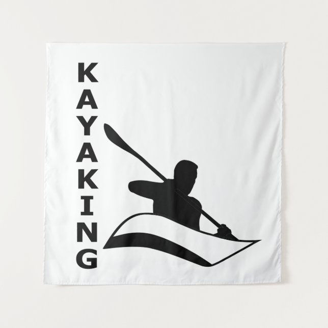 Kayaking Tapestry (Front)
