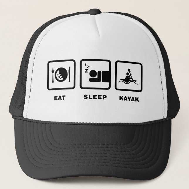 Kayaking Trucker Hat (Front)