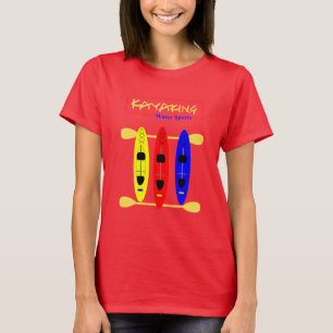 Kayaking Water Sports Themed Graphic T-Shirt