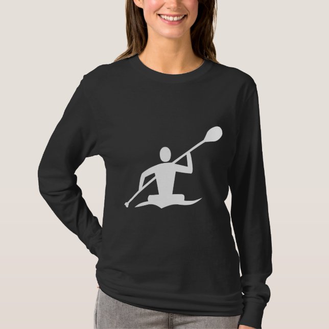 Kayaking - White T-Shirt (Front)