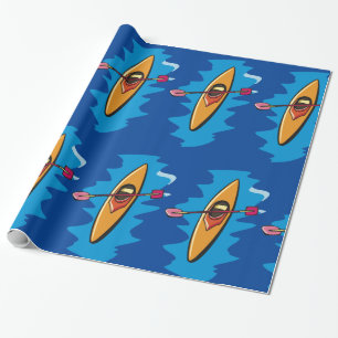 Kayaking Wrapping Paper