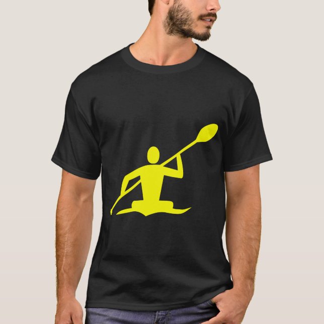 Kayaking - Yellow T-Shirt (Front)