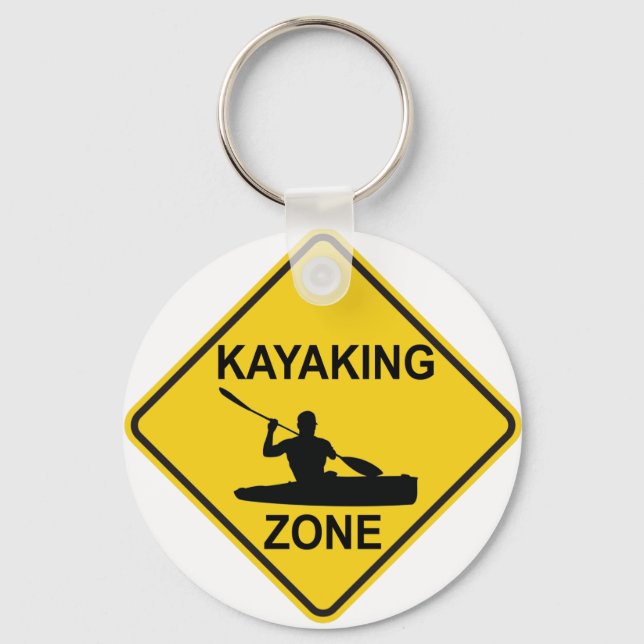 Kayaking Zone Key Ring (Front)