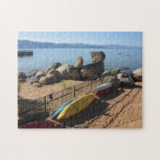 Kayaks by Lake Tahoe Puzzle