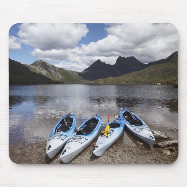 Kayaks, Cradle Mountain and Dove Lake, Cradle Mouse Mat (Front)