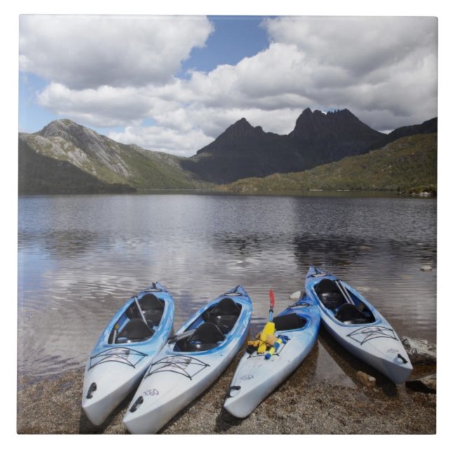 Kayaks, Cradle Mountain and Dove Lake, Cradle Tile (Front)