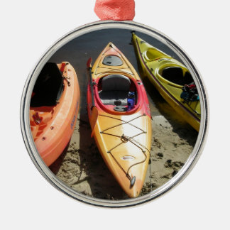 Kayaks Metal Tree Decoration