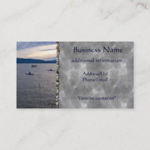 KAYAKS ON BELLINGHAM BAY BUSINESS CARD