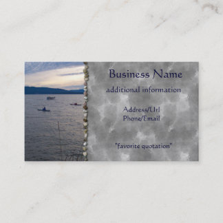 KAYAKS ON BELLINGHAM BAY BUSINESS CARD