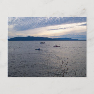 KAYAKS ON BELLINGHAM BAY POSTCARD