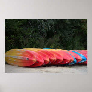 Kayaks Poster