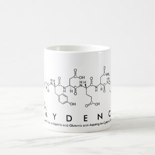 Kaydence peptide name mug