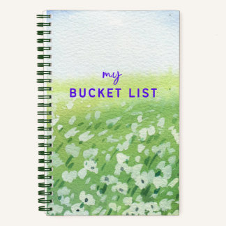 Kaye and Summer My Bucket List Notebook