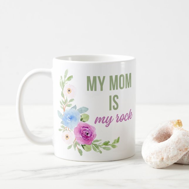 Kaye and Summer My Mum is My Rock Mug (With Donut)