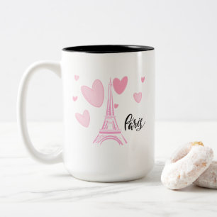 Kaye and Summer Paris Two-Tone Coffee Mug