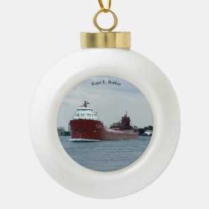Kaye E. Barker ball or snowflake ornament