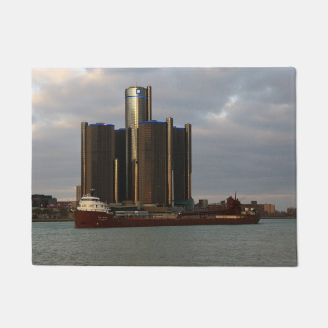 Kaye E. Barker Detroit doormat (Front)