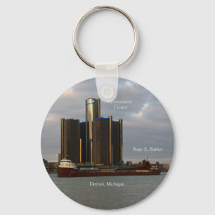 Kaye E. Barker Detroit key chain