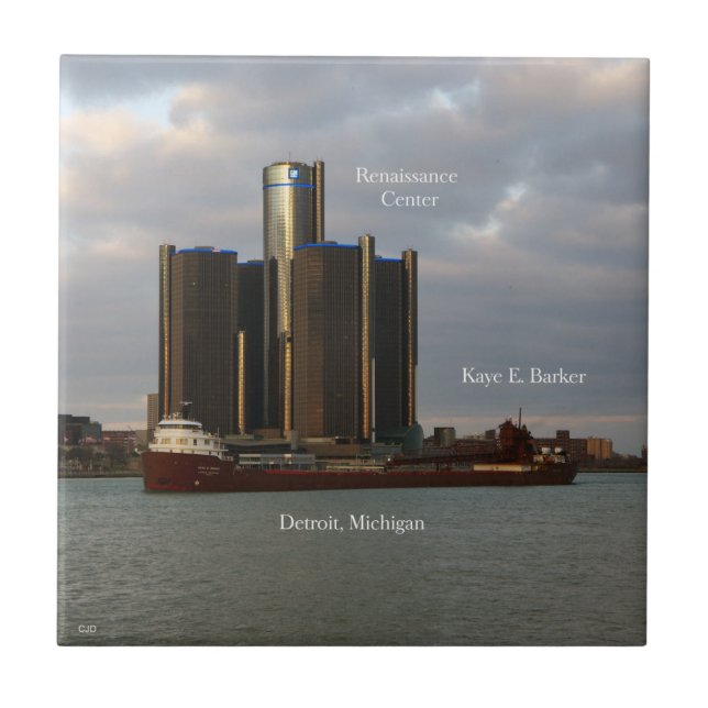 Kaye E. Barker Detroit tile (Front)