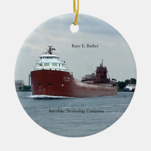 Kaye E. Barker ornament (Front)