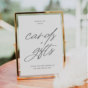 KAYLA   Cards & Gift sign for wedding and events