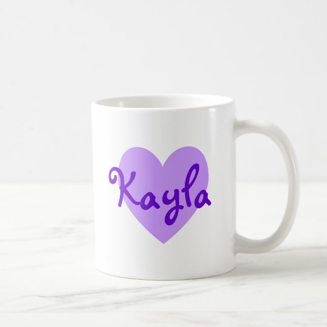 Kayla in Purple Coffee Mug (Right)