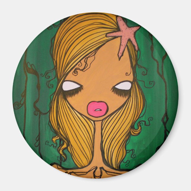 "Kayla" Round Magnet (Front)