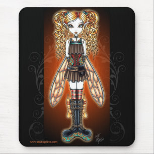 "Kayla" Steampunk Fairy Mouspad Mouse Mat