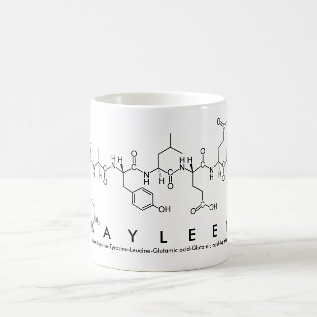 Kayleen peptide name mug (Center)