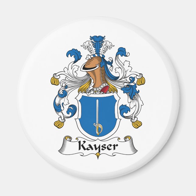 Kayser Family Crest Magnet (Front)