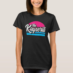 Kayseri 38 Memleket Turkey Retro Idea T-Shirt