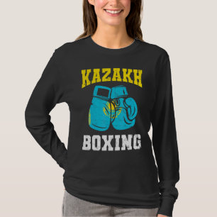 Kazakh Boxing Gloves Kazakhstan Pride Mens Womens T-Shirt