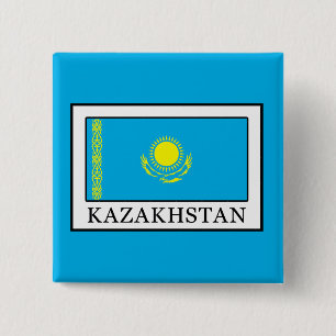 Kazakhstan 15 Cm Square Badge