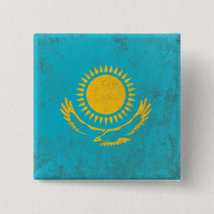 Kazakhstan 15 Cm Square Badge
