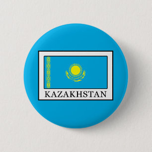 Kazakhstan 6 Cm Round Badge
