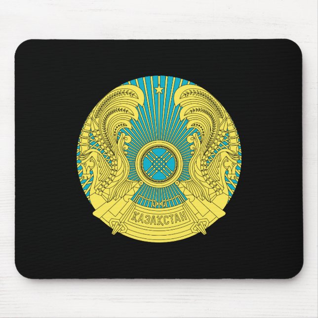 Kazakhstan Coat of Arms Mouse Mat (Front)