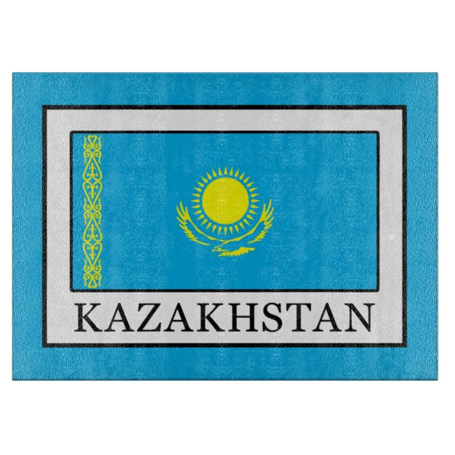 Kazakhstan Cutting Board (Front)