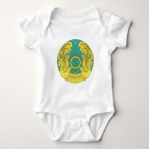 kazakhstan emblem baby bodysuit