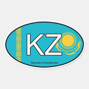 Kazakhstan Euro Sticker
