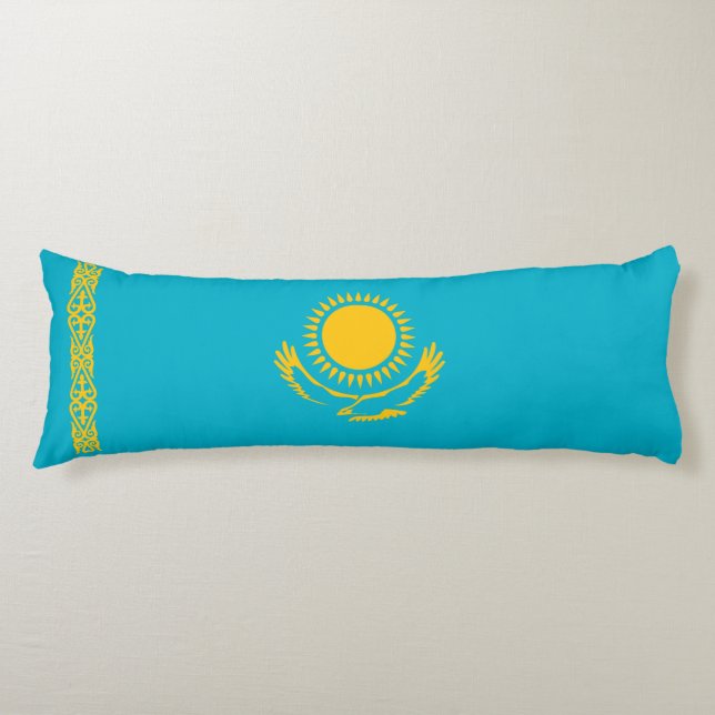 Kazakhstan flag body cushion (Front)