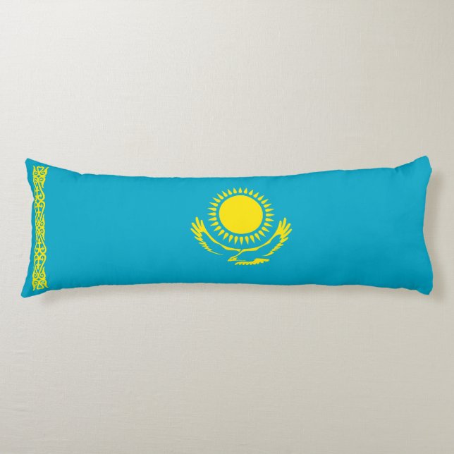 Kazakhstan Flag Body Cushion (Front)
